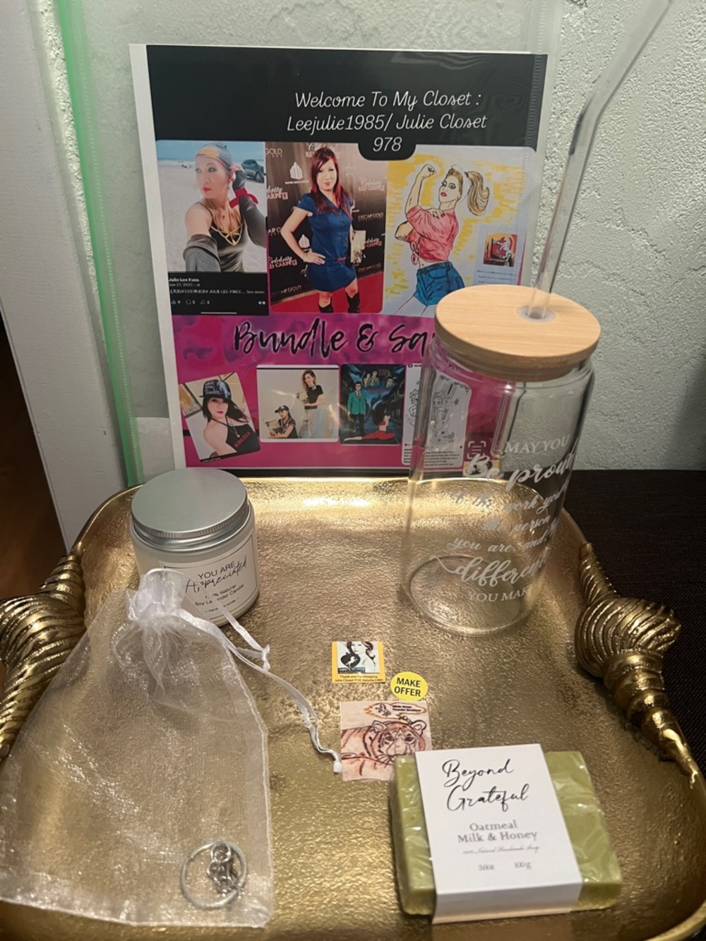 #1860**Beyond Grateful & You Are Appreciated Gift Set - Great Gift For Mothers - Picture 3 of 15